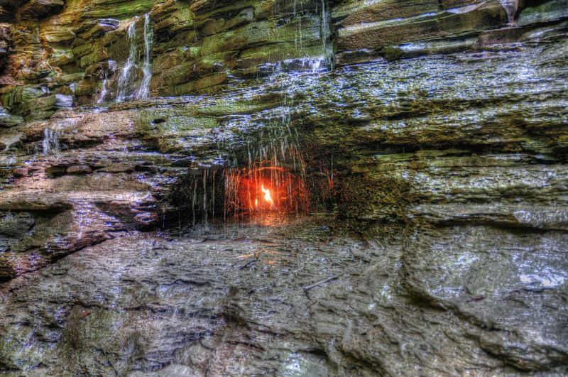 Eternal Flame Falls, New York