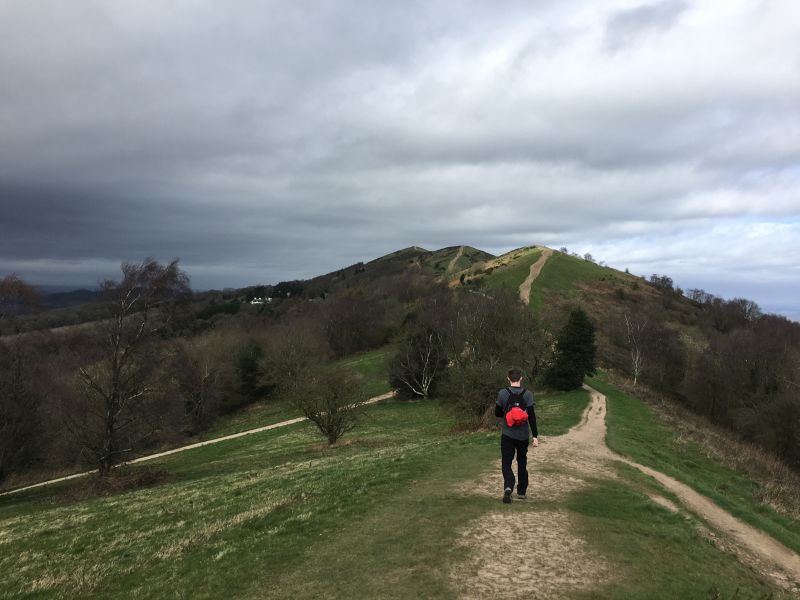 Hiker Malvern Hills