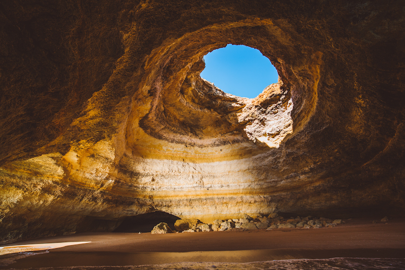 The Benagil Cave in Portugal