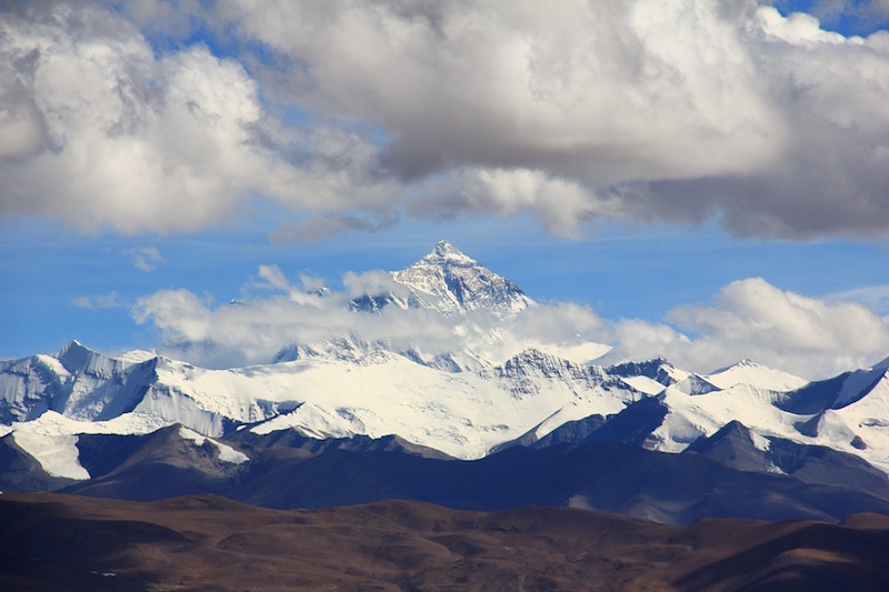 Mount Everest from a distance