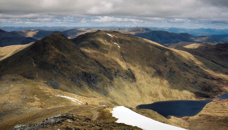 An Stuc and Meall Gard from Ben Lawer