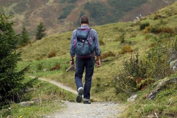 Hiking man