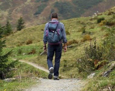 Hiking man
