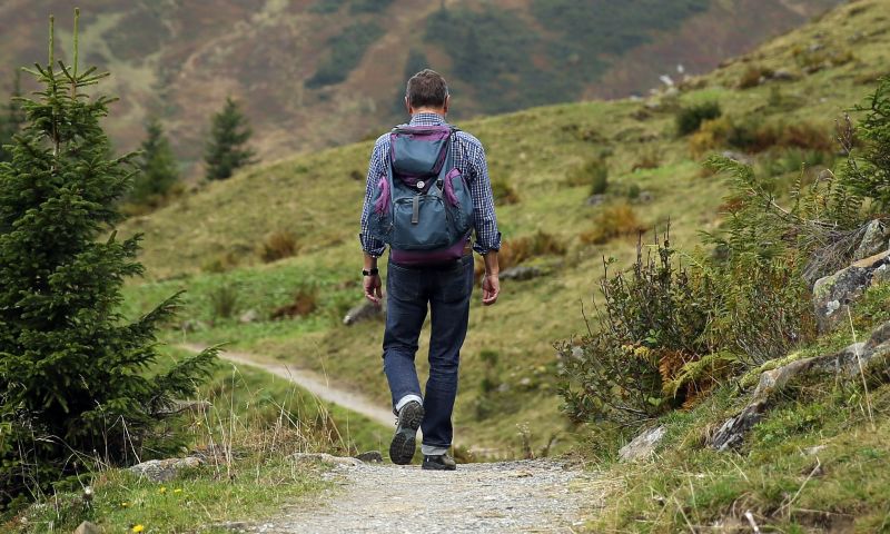 Hiking man