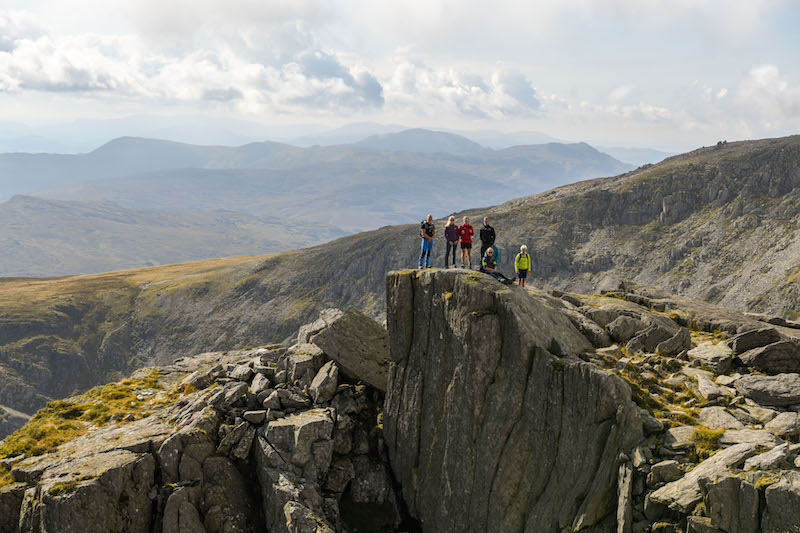 Walkers on Tryfan