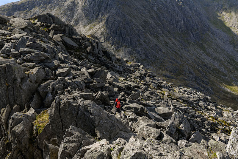 Walker on Tryfan