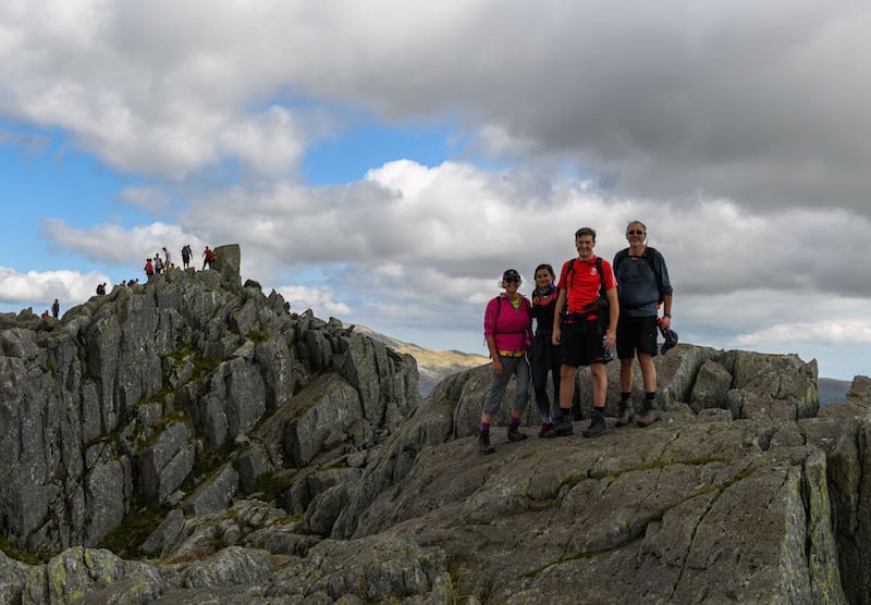 People on Tryfan