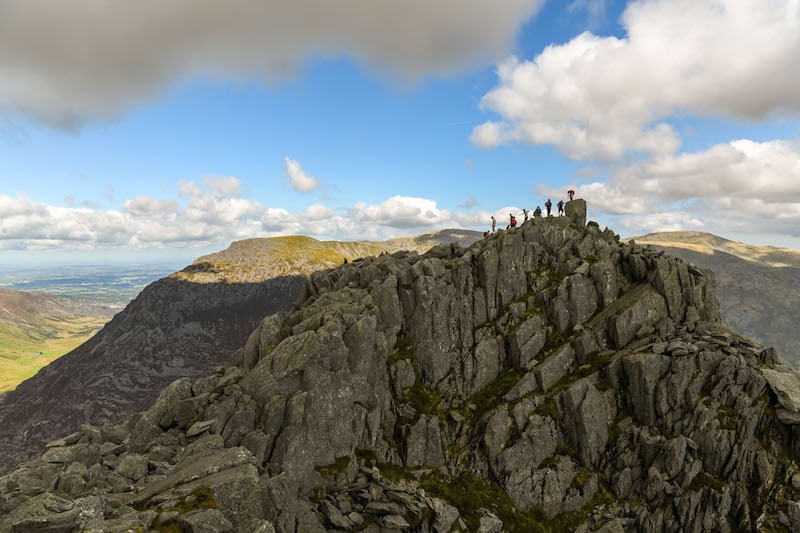 Walkers on Tryfan