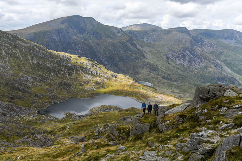 People on Tryfan