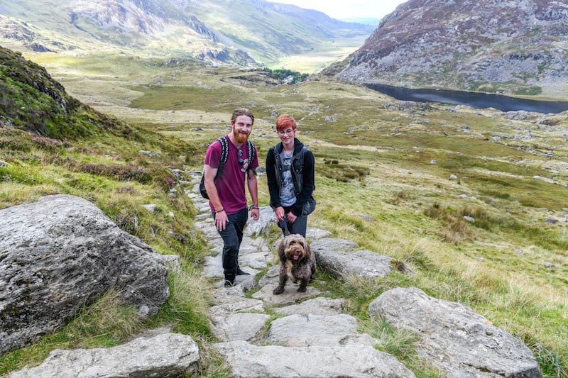 People on Tryfan