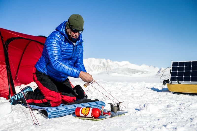 Robert Swan Tests Advanced Biofuels Used for the World's First Expedition to the South Pole Using Only Renewable Energy