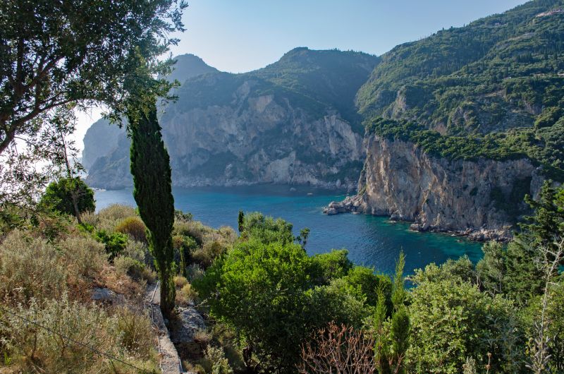 Corfu hiking trail