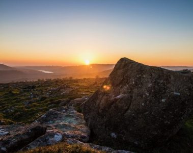 Dartmoor Landscape Sunset