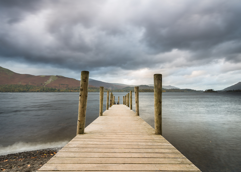 Derwent Water, how to take good photos on cloudy days