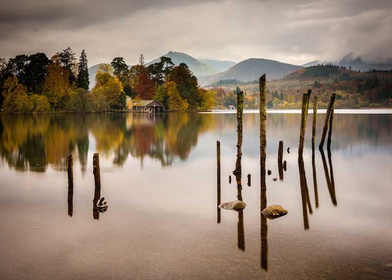 Derwent Water, the Lake District - how to take good photos when it's cloudy