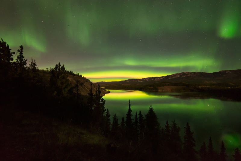 Northern Lights Yukon Canada