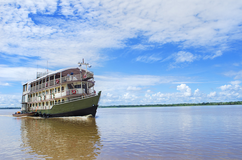 Riverboat on the Amazon