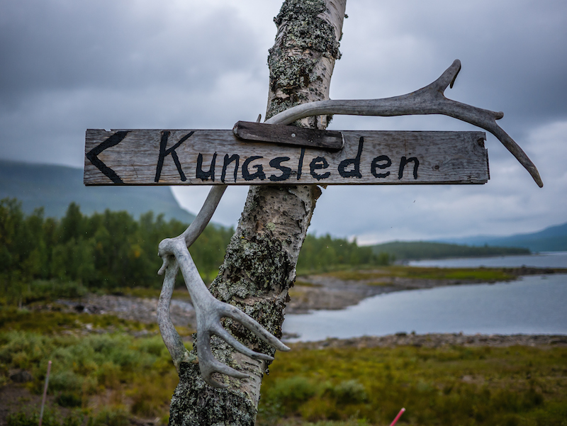 The King's Trail sign