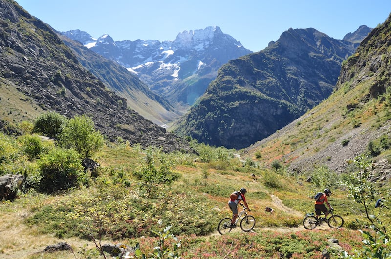 Cycling in the Southern French Alps