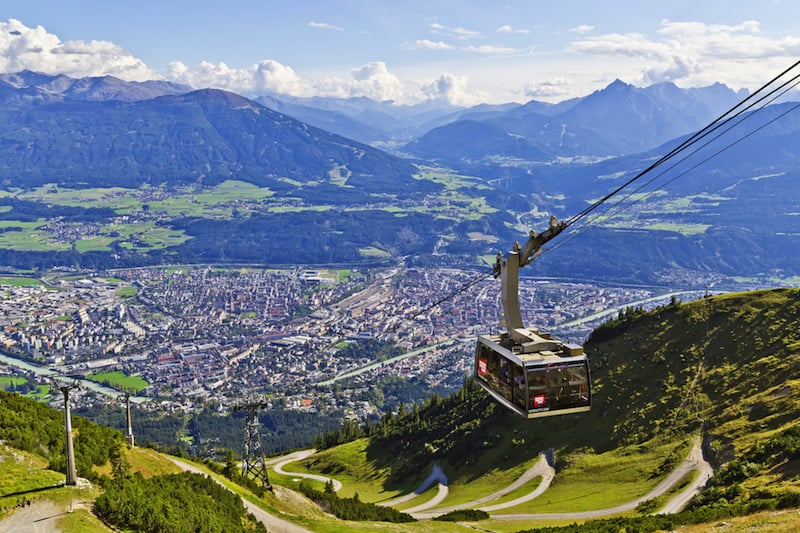Nordkette Cable Car in Innsbruck