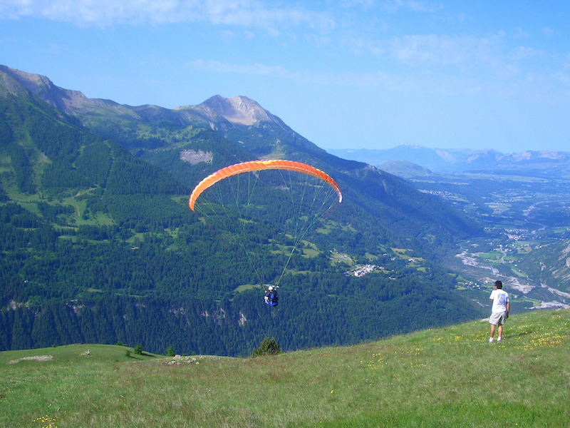 Paragliding in the Southern French Alps