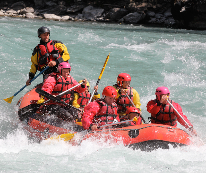 Rafting in the Southern French Alps