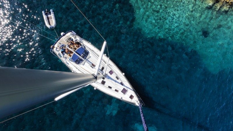 Sailing in the Caribbean