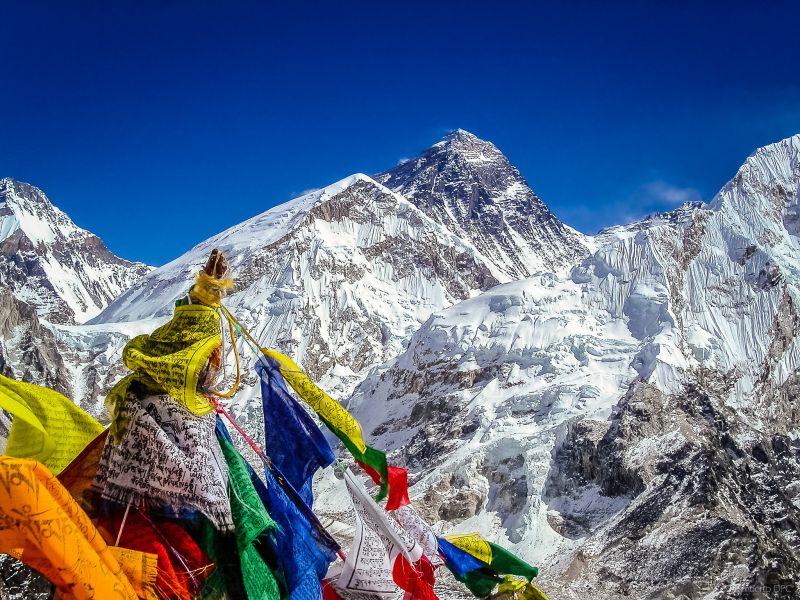 View from Everest base camp