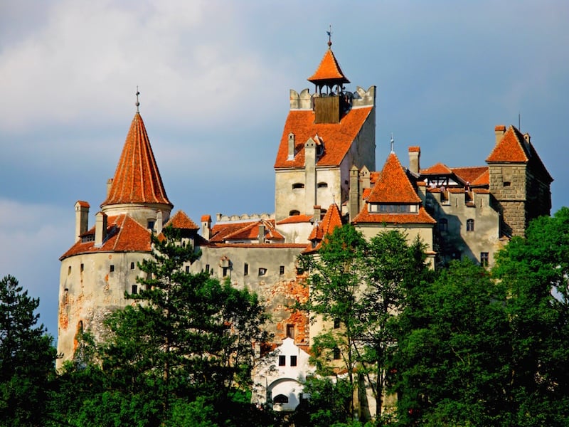 Bran Castle in Romania - most incredible hut-to-hut hikes in Europe