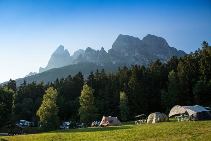 Camping Seiser Alm, South Tyrol, Italy