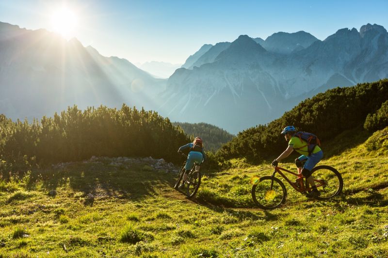 Landscape Austria cycling