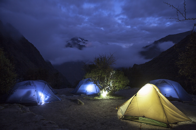 Inca Trail camp