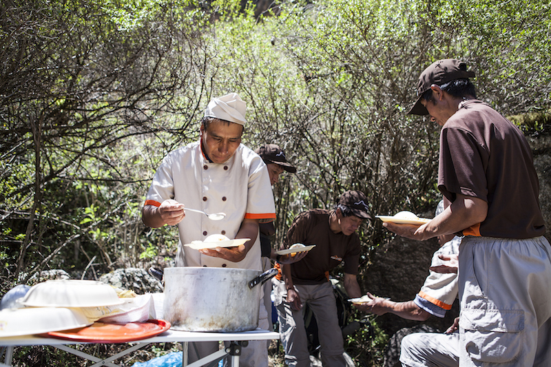 Inca Trail food