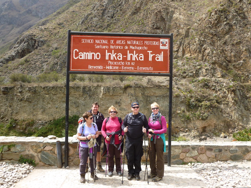 Inca Trail sign