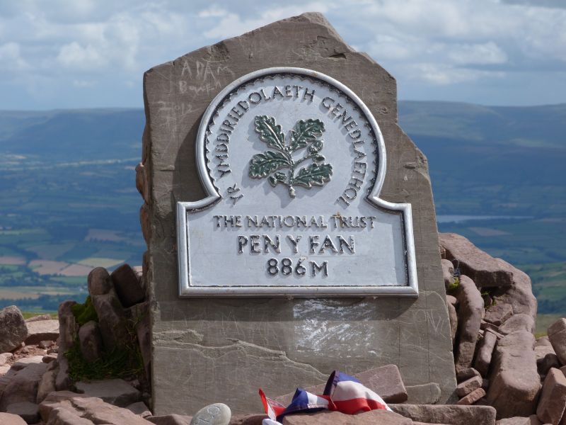 National Trust Pen y Fan sign