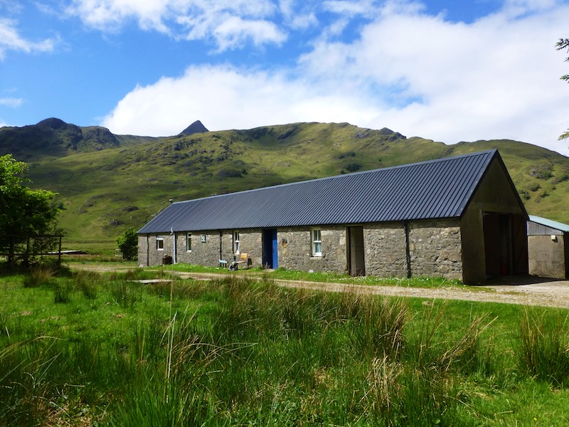 Barisdale bothy Scotland