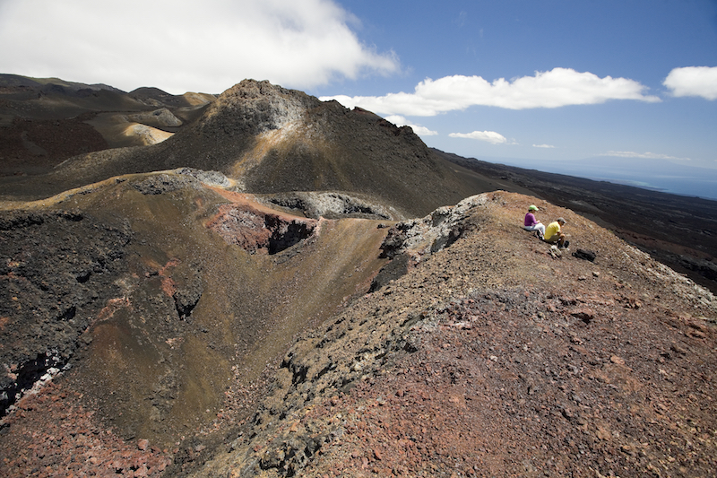 Volcano in the Galapagos