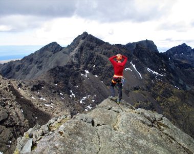 Scrambling mountains