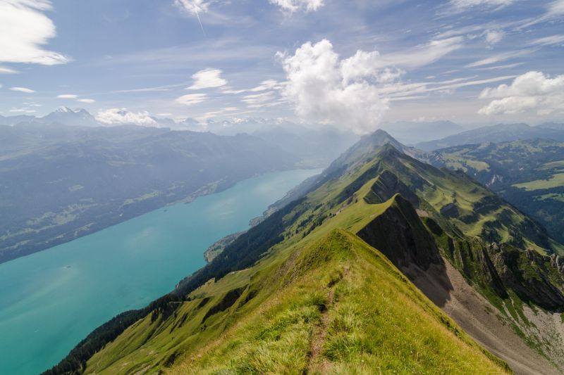 Hardergrat trail, switzerland - best ridge walks