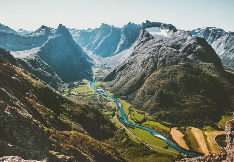 Romsdalseggen ridge, Norway - best ridge walks