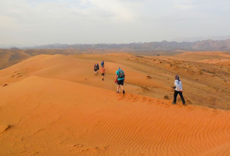 desert trekking - Oman
