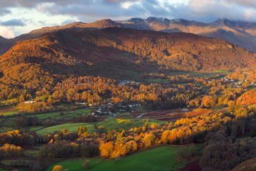 View of the Lake District in England