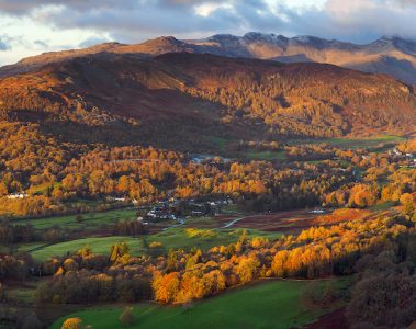 View of the Lake District in England