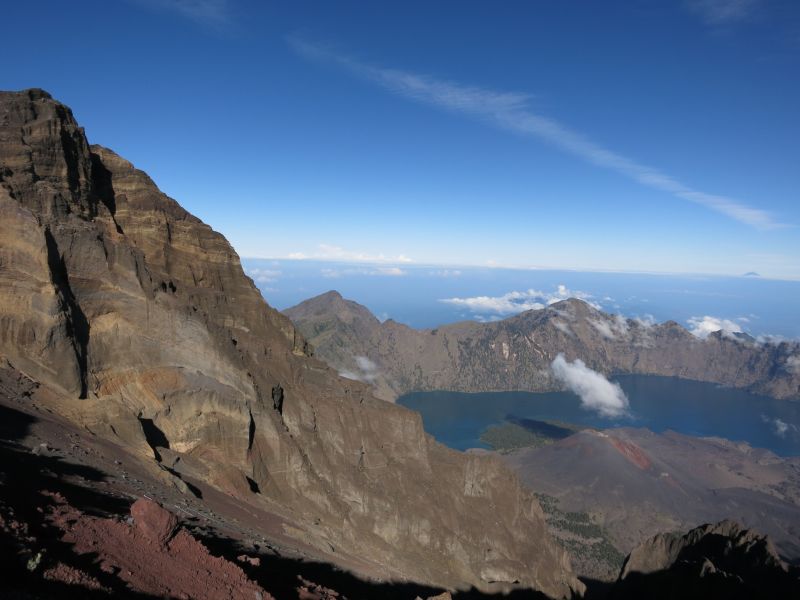 mount rinjani, lombok - hiking destinations outside of europe