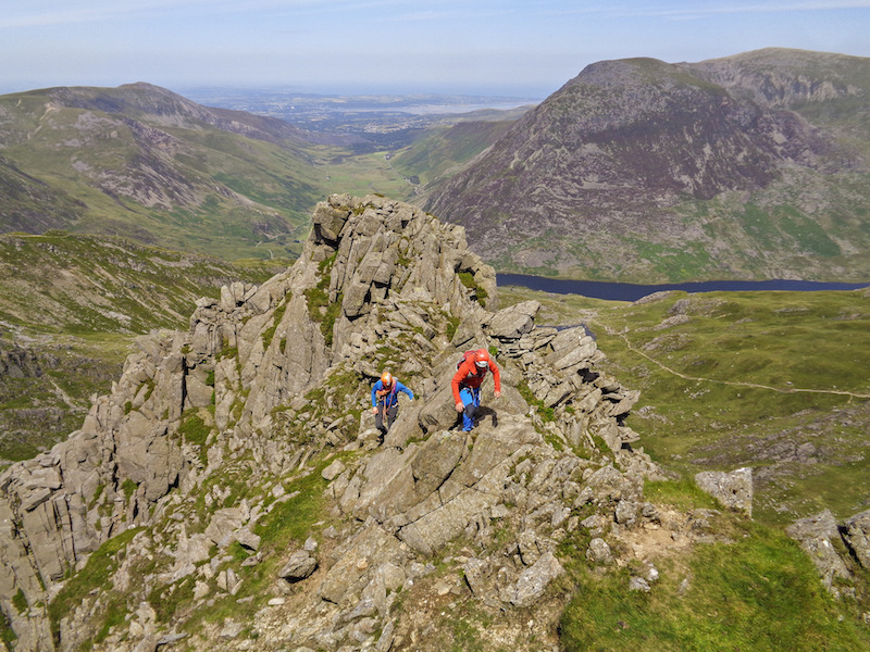 scramble tryfan snowdonia wales