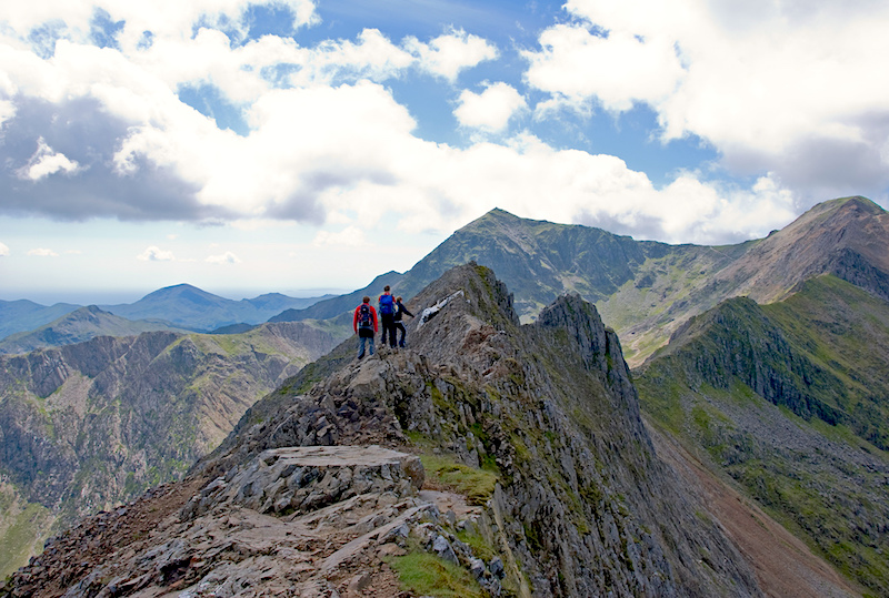 What is scrambling? Crib Goch Snowdonia Wales