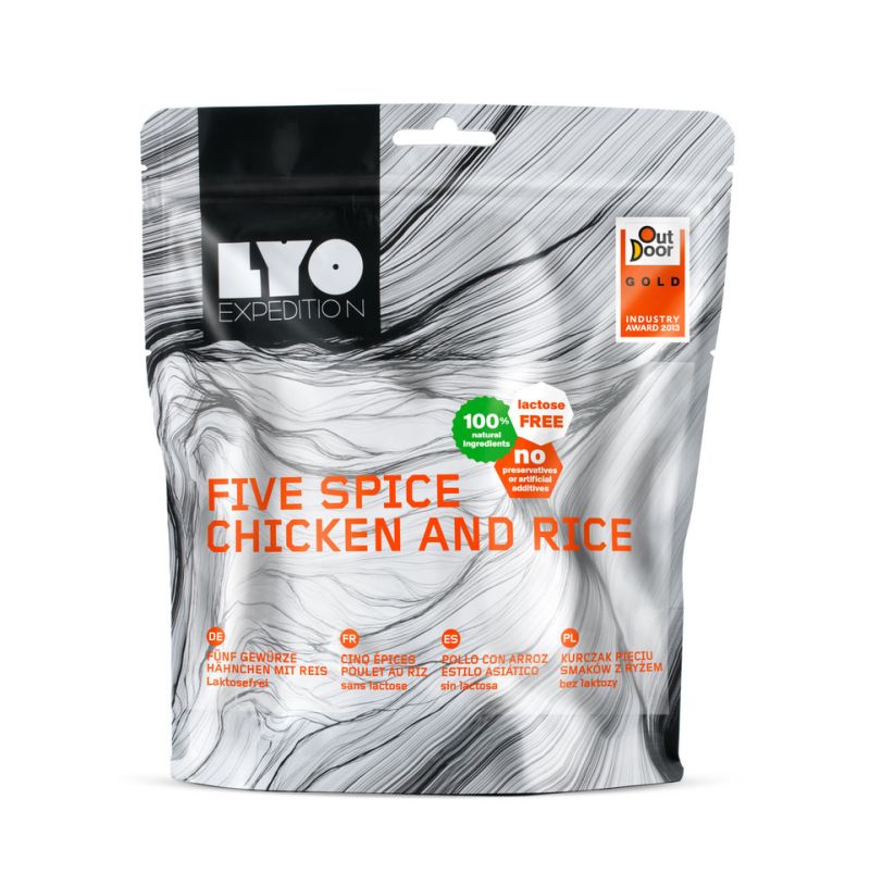 LYO Expedition chicken and rice - camping food camping meals