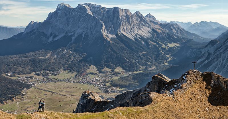 austria-alps-zugspitz - beautiful places to go hiking in europe