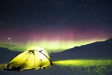 best two-person tents camping Northern Lights