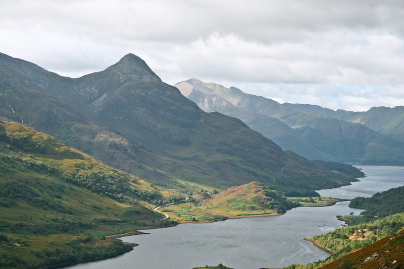 An image from the West Highland Way, long-distance hikes in the UK